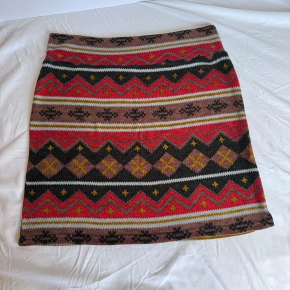 OB2-12 Women’s Large Southwestern Geometric Skirt - Picture 1 of 7